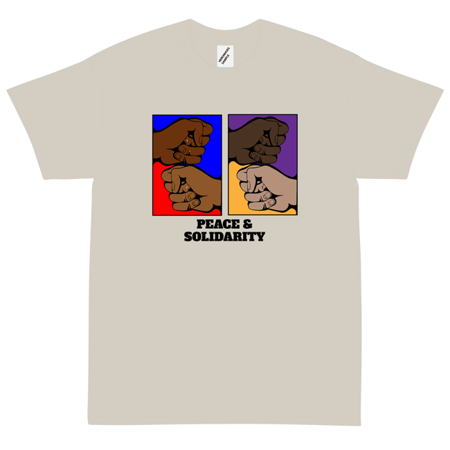 Peace & Solidarity T shirt cement