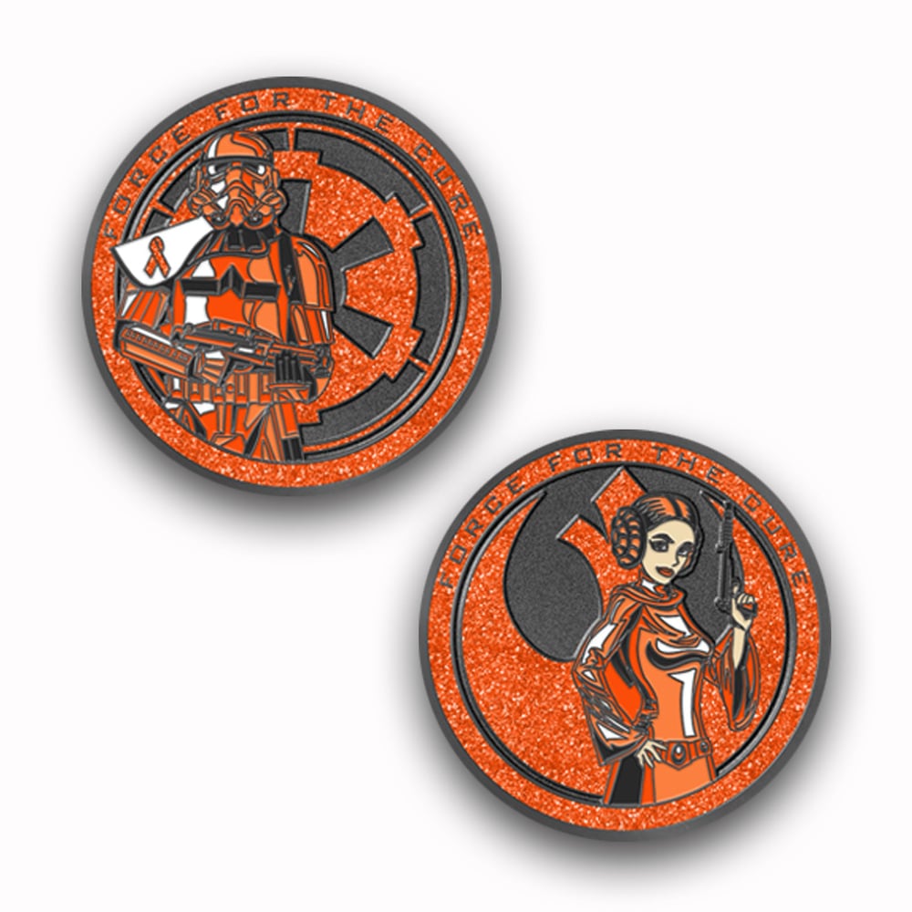 Image of Force For The Cure: Leukemia  Awareness Challenge Coin