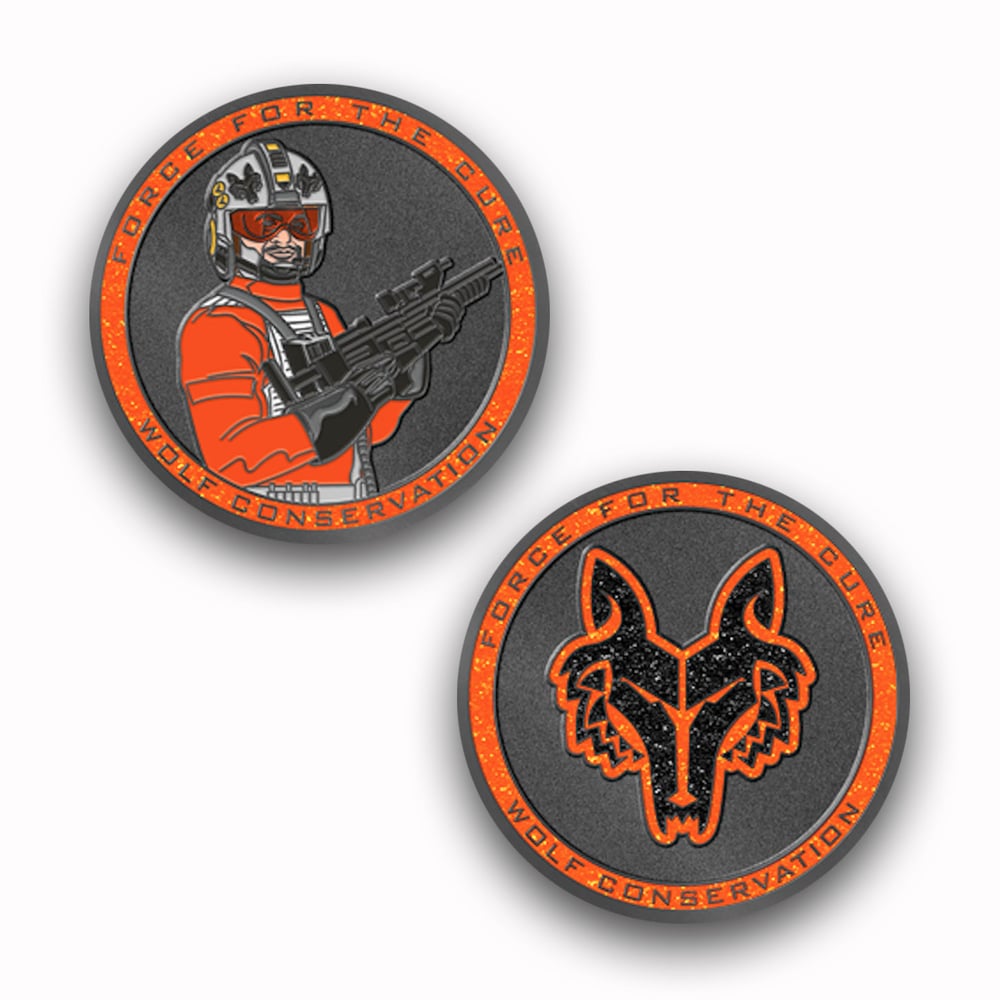 Image of Force For The Cures: Wolf Conservation Challenge Coin