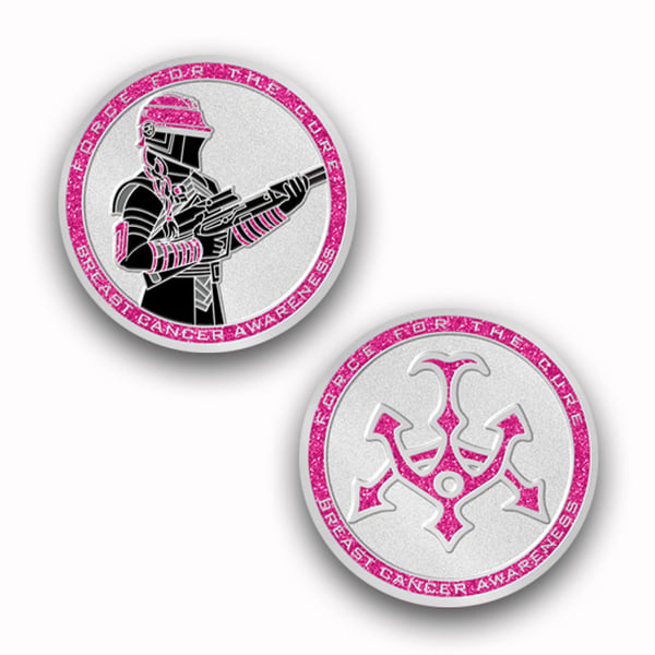Image of Force For The Cure: Fennec Challenge Coin