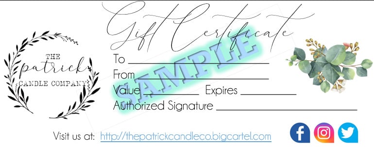 Gift Certificate