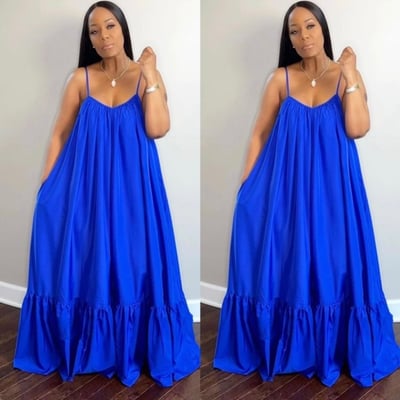 Image of Rosalyn Maxi Dress (Blue)