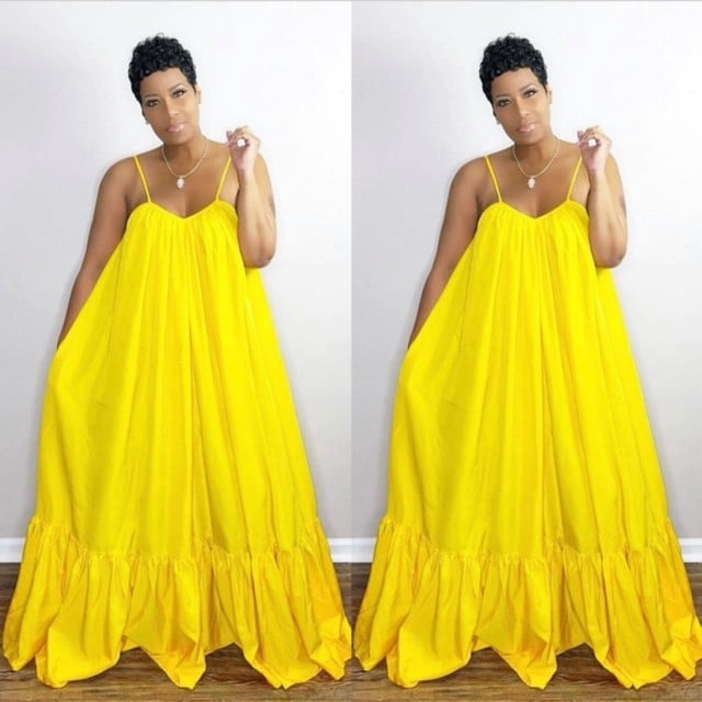 Image of Rosalyn Maxi Dress (Yellow)