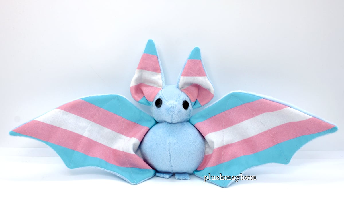 Image of Trans bat - Multiple colour options  - Made to Order