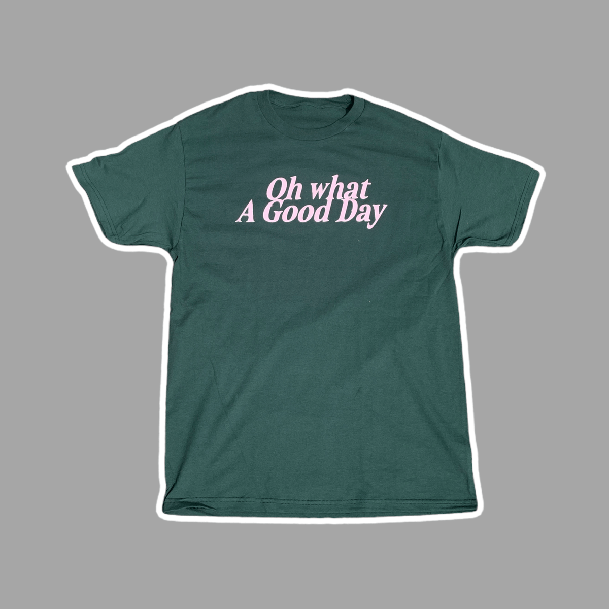 Image of SL “Pink on Green” tee