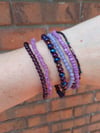 Purple Galaxy Bracelet Stack