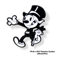 Classic Bimbo The Dog Enamel Pin