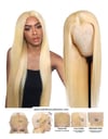 Blonde 13x4 Lace Wig, Straight