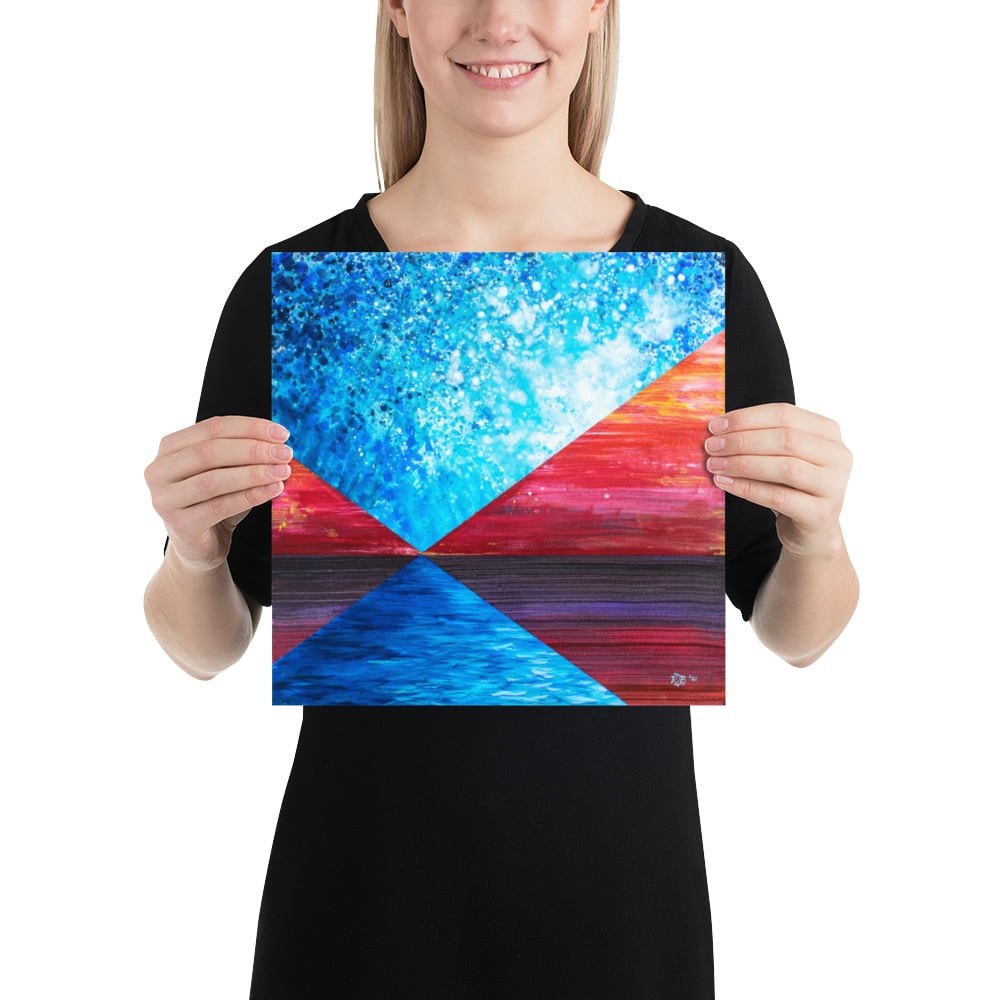 Image of ||| PRINT ||| - "The Universe Always Votes for the Wrong Human" - Right Half