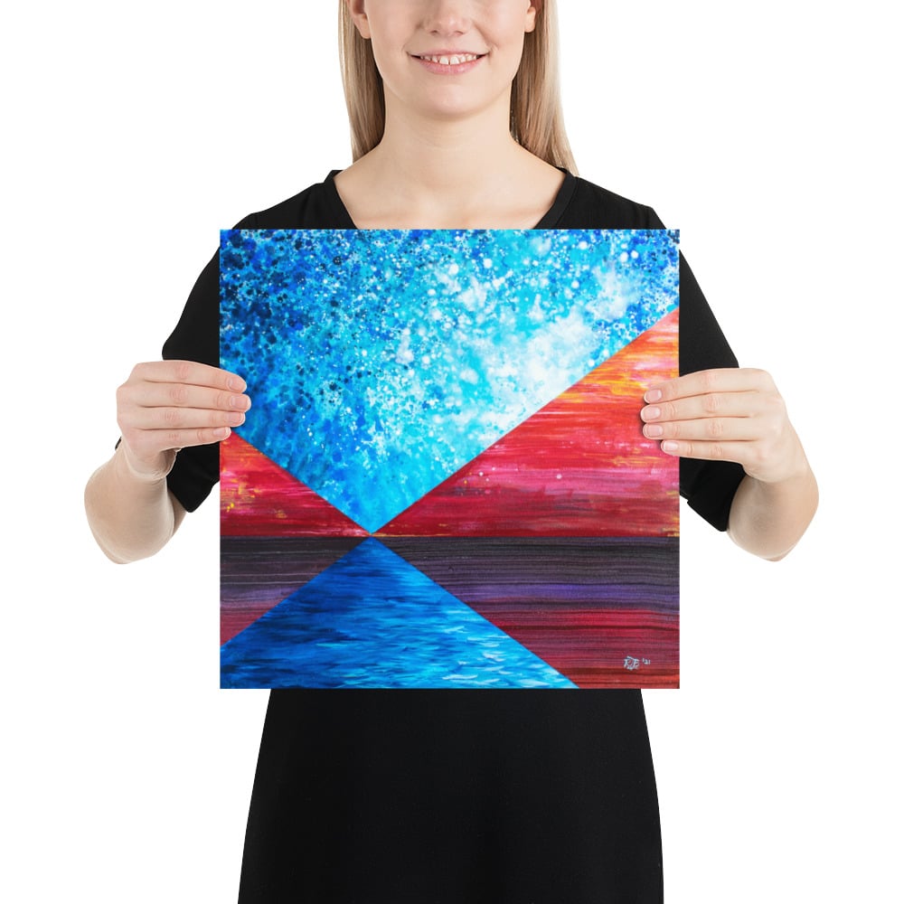 Image of ||| PRINT ||| - "The Universe Always Votes for the Wrong Human" - Right Half