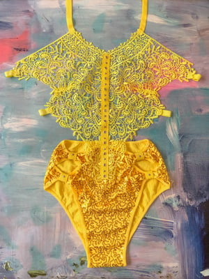 Image of Yellow Mystery bodysuit 