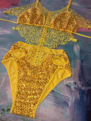 Image of Yellow Mystery bodysuit 