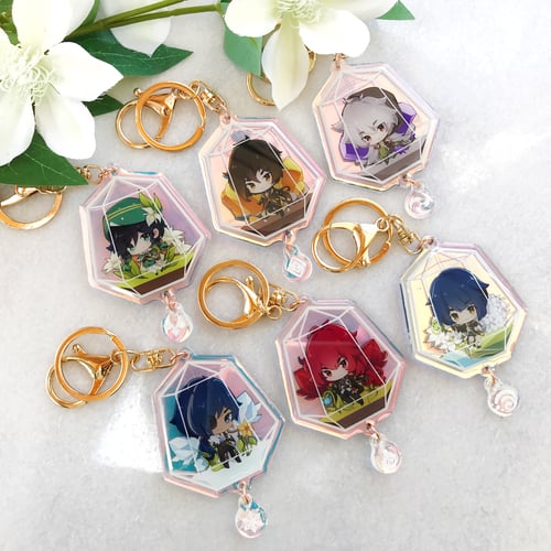 genshin acrylic charms