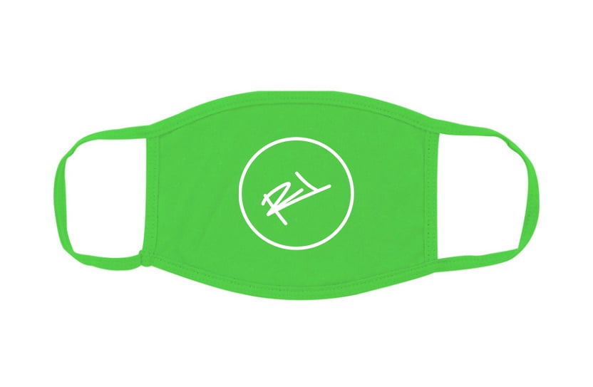 Image of ReL BRAND FACE MASK IN NEON GREEN