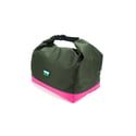 Pasa Basket Tote Bag - Olive/Fushia