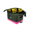 Pasa Basket Tote Bag - Olive/Fushia