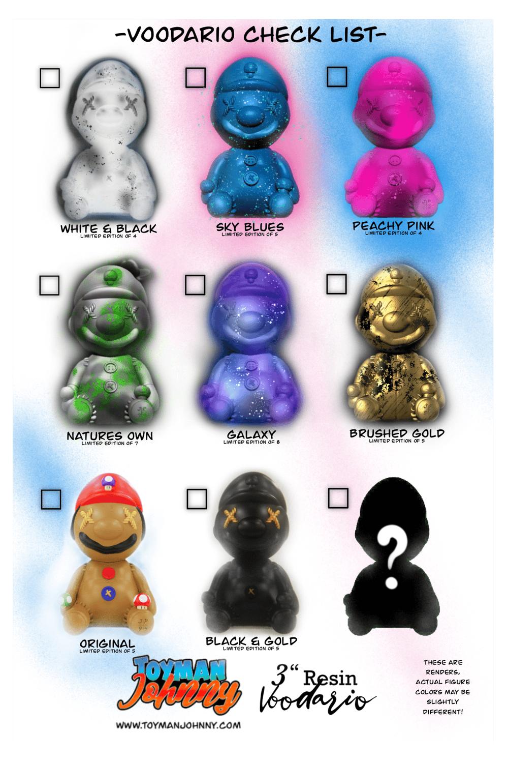 3” Voodario Mystery series