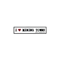 Image 2 of I ❤️ Mining Towns : Sticker