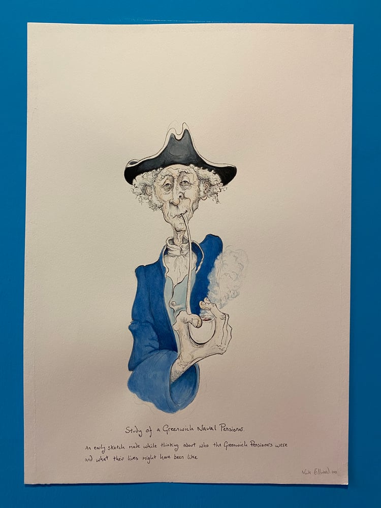Image of Study of a Greenwich Pensioner.