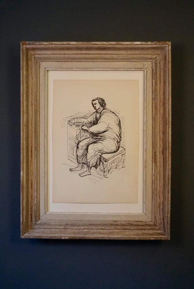 Image of MOORE COLLECTION / seated person / 27/008