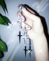 BARBED WIRE DAGGER EARRINGS 