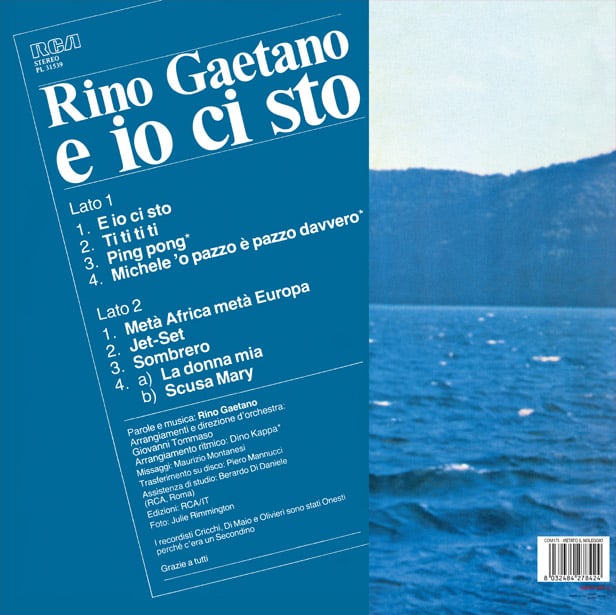 COM175 // RINO GAETANO - E IO CI STO (VINILE COLORATO 33 GIRI / 180 GRAMMI)