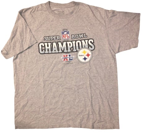 Image of Pittsburgh Steelers Super Bowl Shirt(XL)