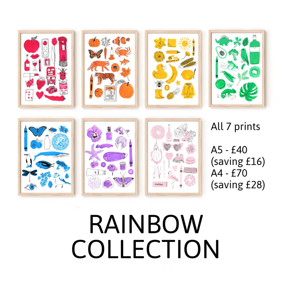 Image of Rainbow Collection - All 7 prints