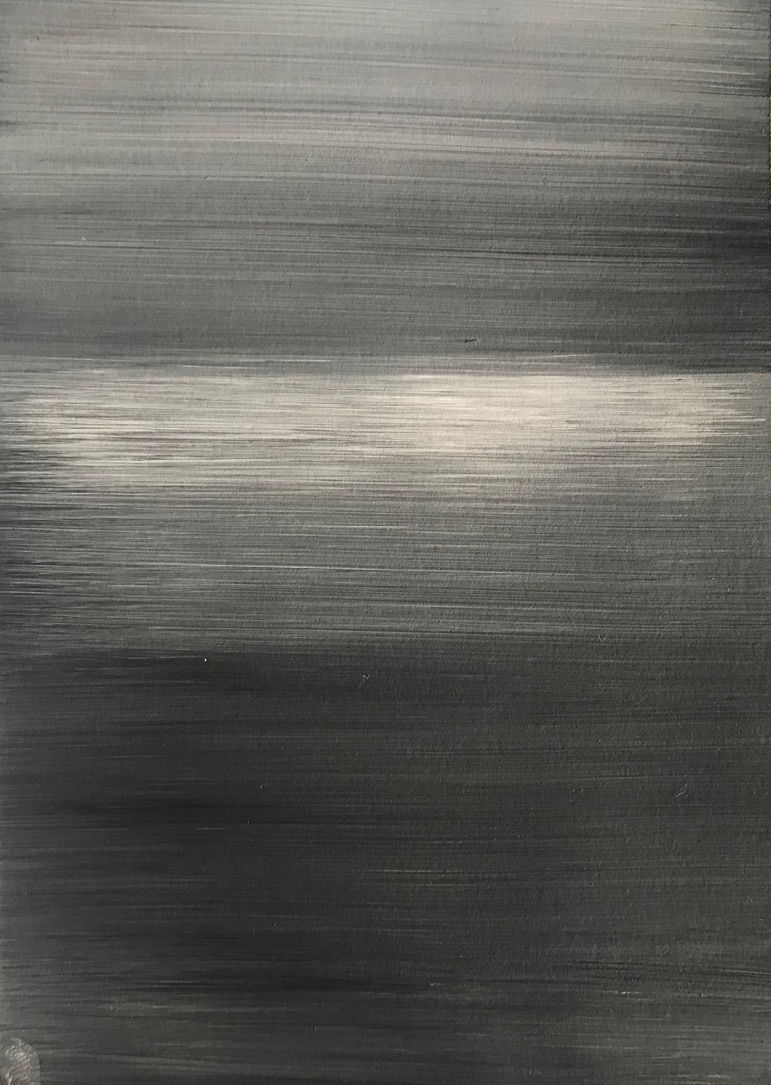 Monochrome In Moving - acrylic on aquarelle paper 10,4x14,7 cm