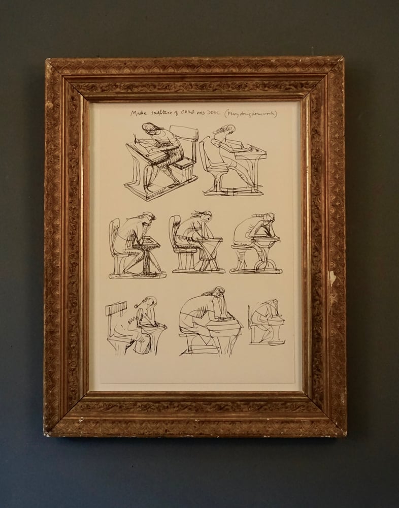 Image of MOORE COLLECTION / mary doing homework 1