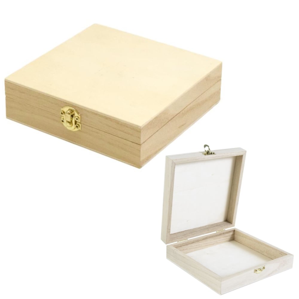 Image of Wood Keepsake Box 5.5" x 1.6"