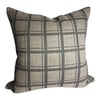 Donghia Modern Designer Plaid Fabric Pillow