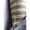Rogers and Goffigon Designer Woven Stripe Linen Pillow Cover