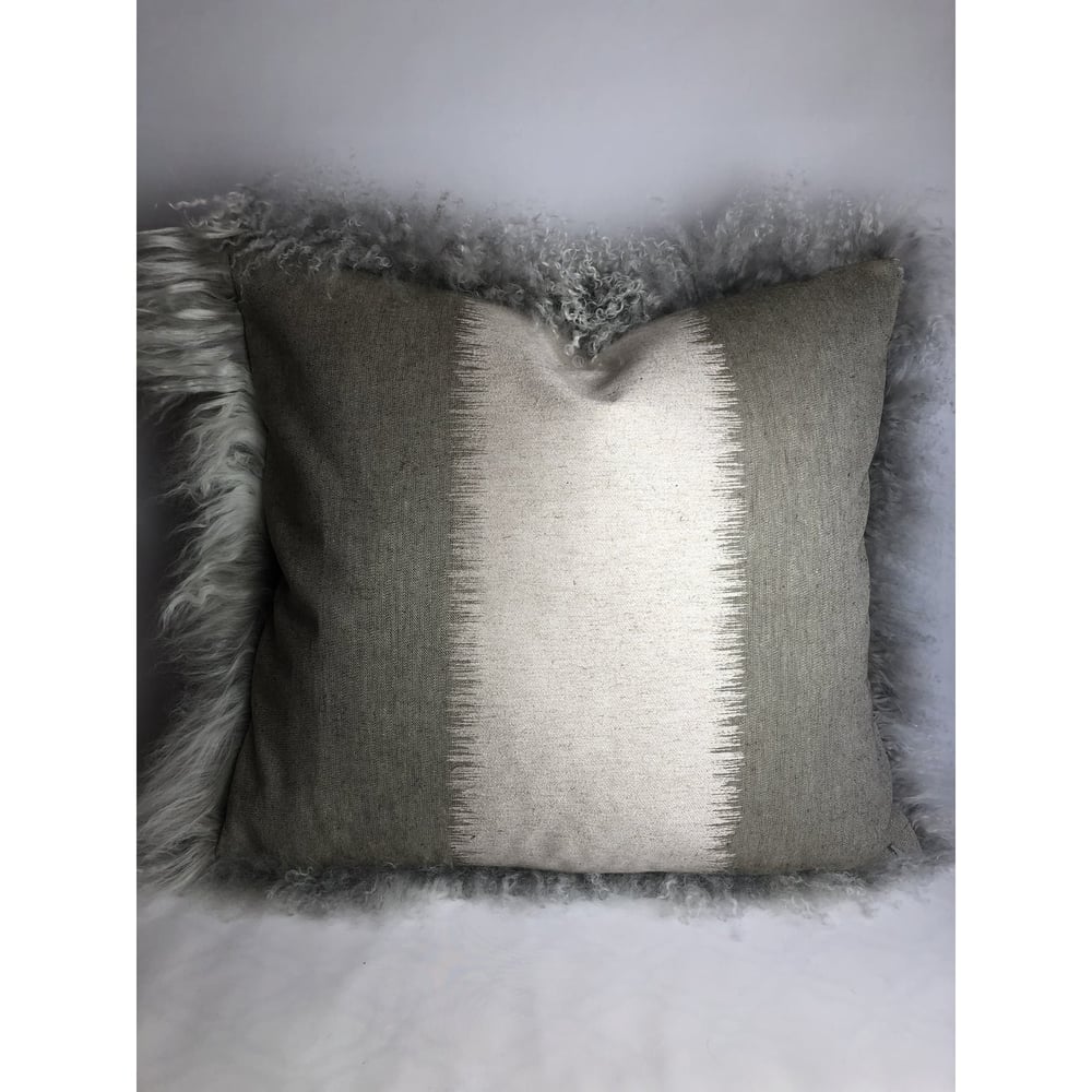 Authentic Cashmere Fur Contemporary Designer Pillow