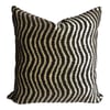 Roma Contemporary Zig Zag Designer Fabric Pillow Cover