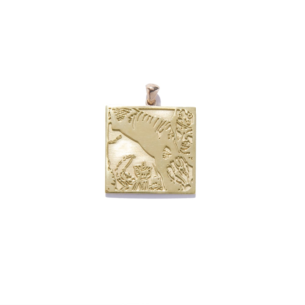 Image of  14K Liquid Swords Pendant