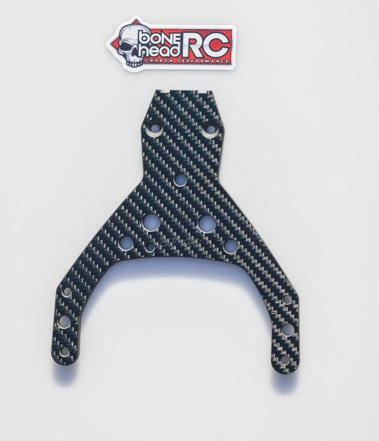 BoneHead RC carbon baja upgraded Top plate y plate