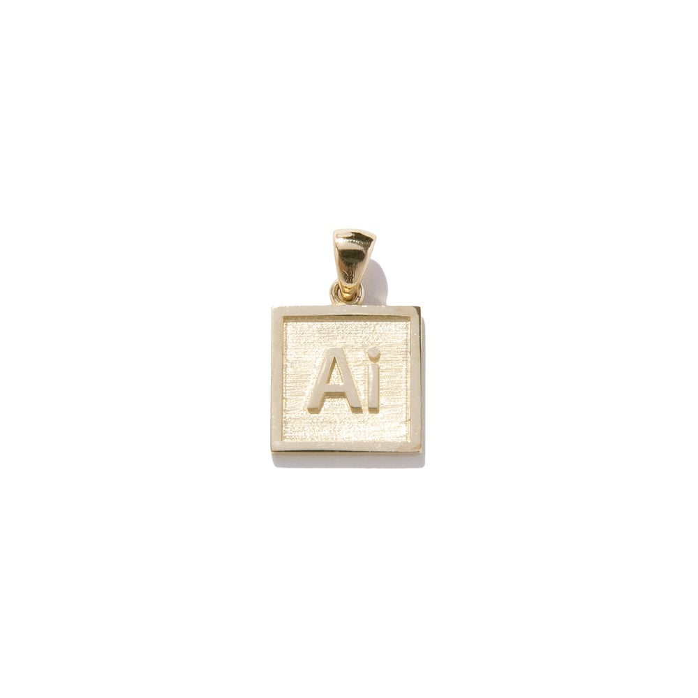 Image of 14k Adobe Ai Pendant