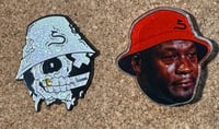 SMACK/GRIMLABZ COLLAB PIN 2.0 WHITE plus CRYING JORDAN PIN
