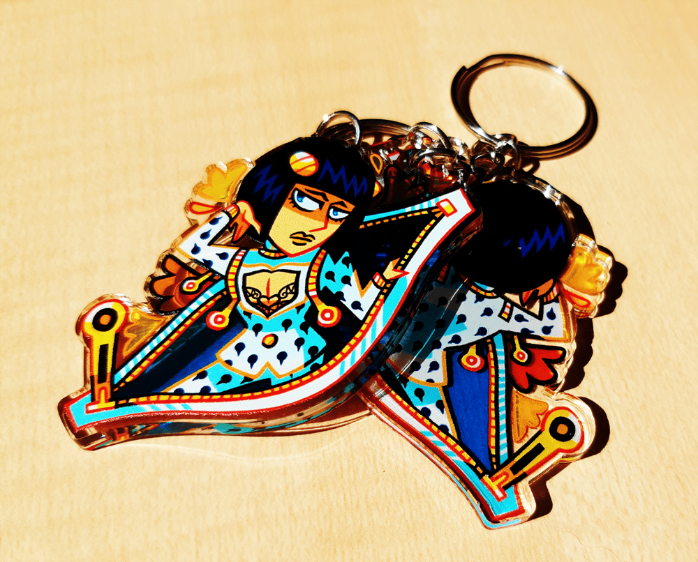 Image of Bruno Bucciarati - 2'' Acrylic Keychain (double sided)