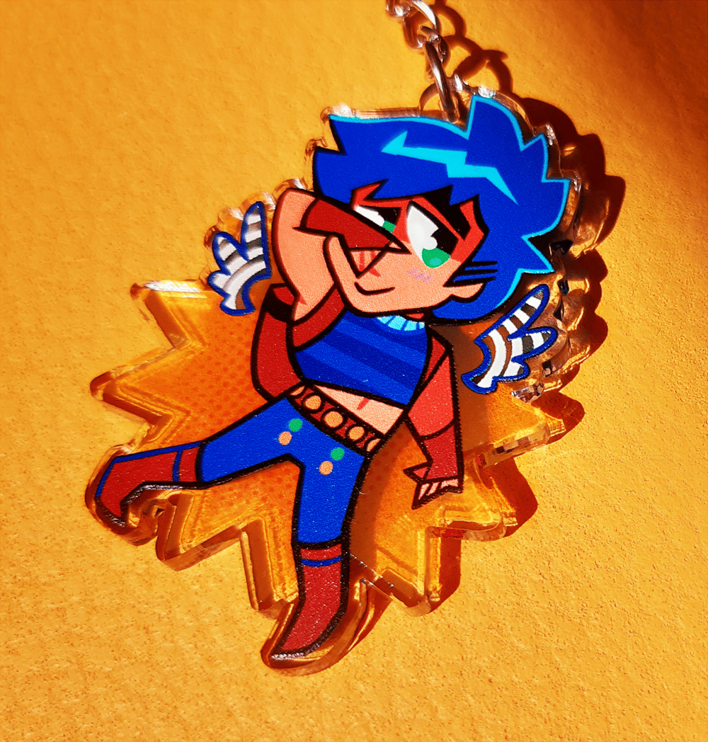 Image of Jonathan Joestar - 2'' Acrylic Keychain (double sided)