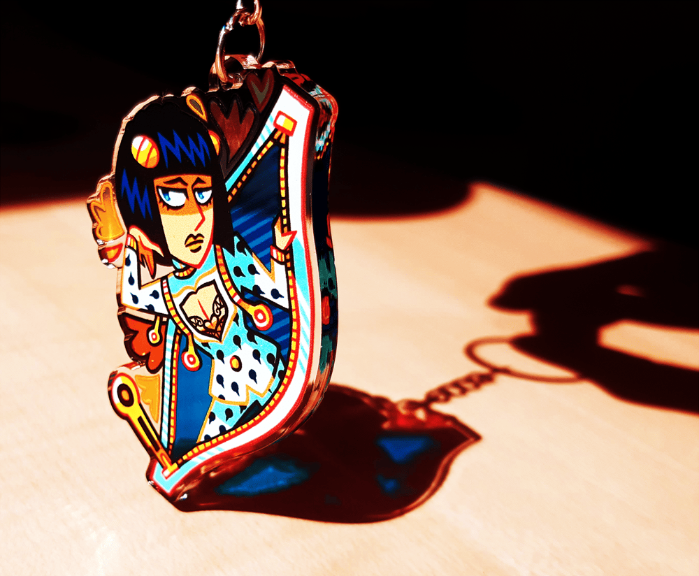 Image of Bruno Bucciarati - 2'' Acrylic Keychain (double sided)