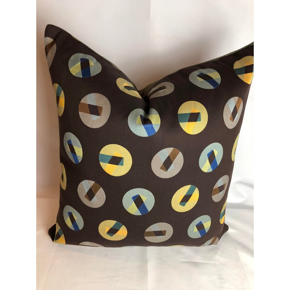 Maharams Fabric Contemporary Modern Designer Pillow 