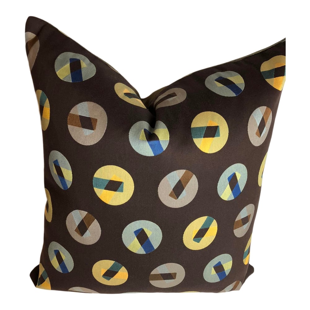 Maharams Fabric Contemporary Modern Designer Pillow 