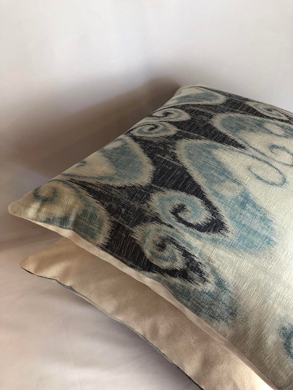 Schumacher Ikat Fabric Designer Pillow