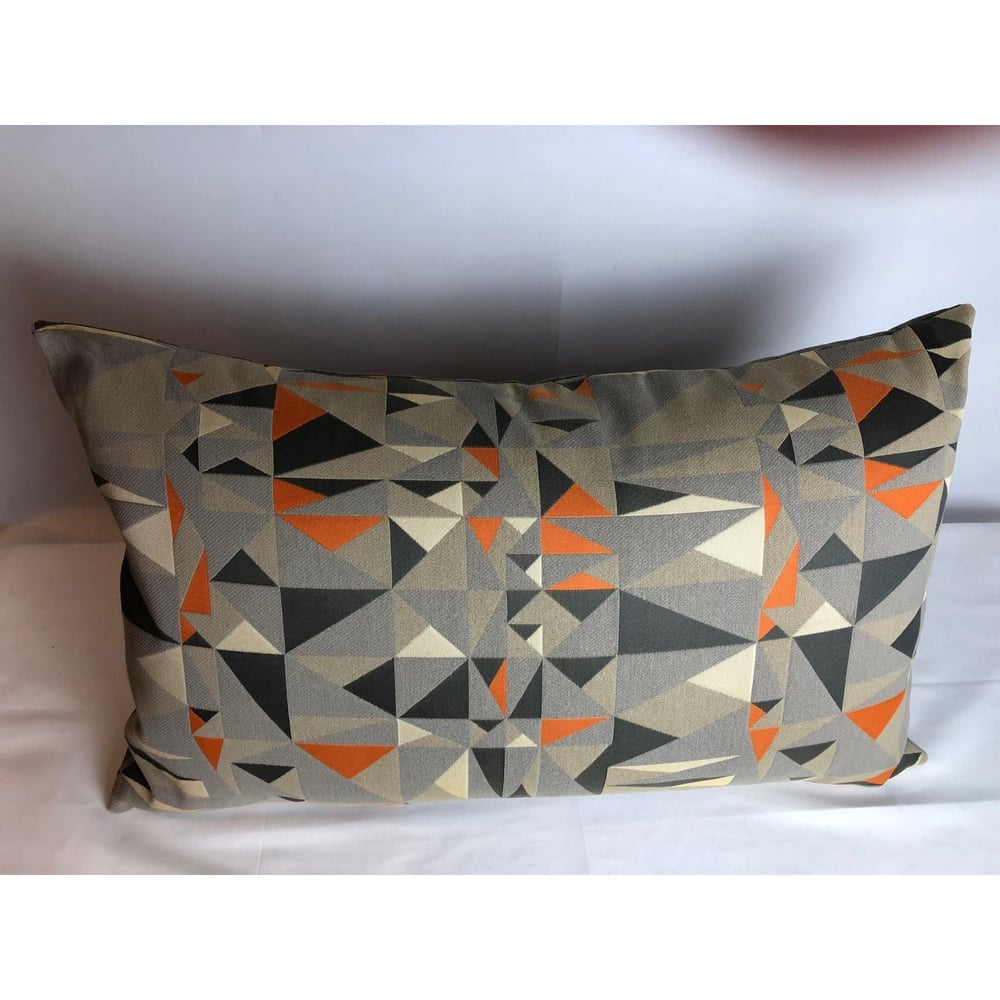 Mid Century Modern Style Fabric Designer Pillows - a Pair