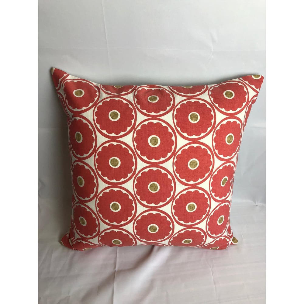 Danish Modern Kravet Pop Flower Designer Pillow