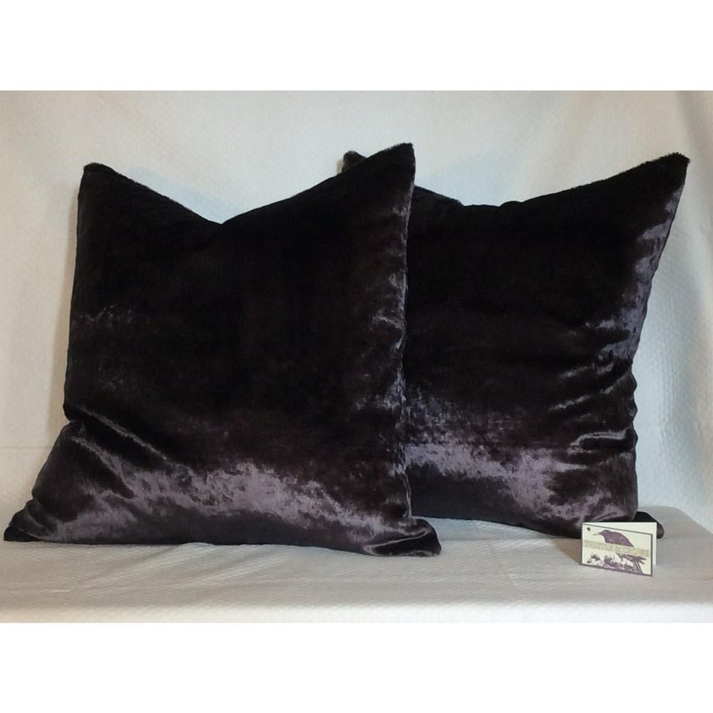 French Silk Mohair Designer Pillow With 90/10 Down Insert
