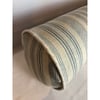 Woven Stripe Cowtan Tout Designer Fabric Bolster With 90/10 Down Insert