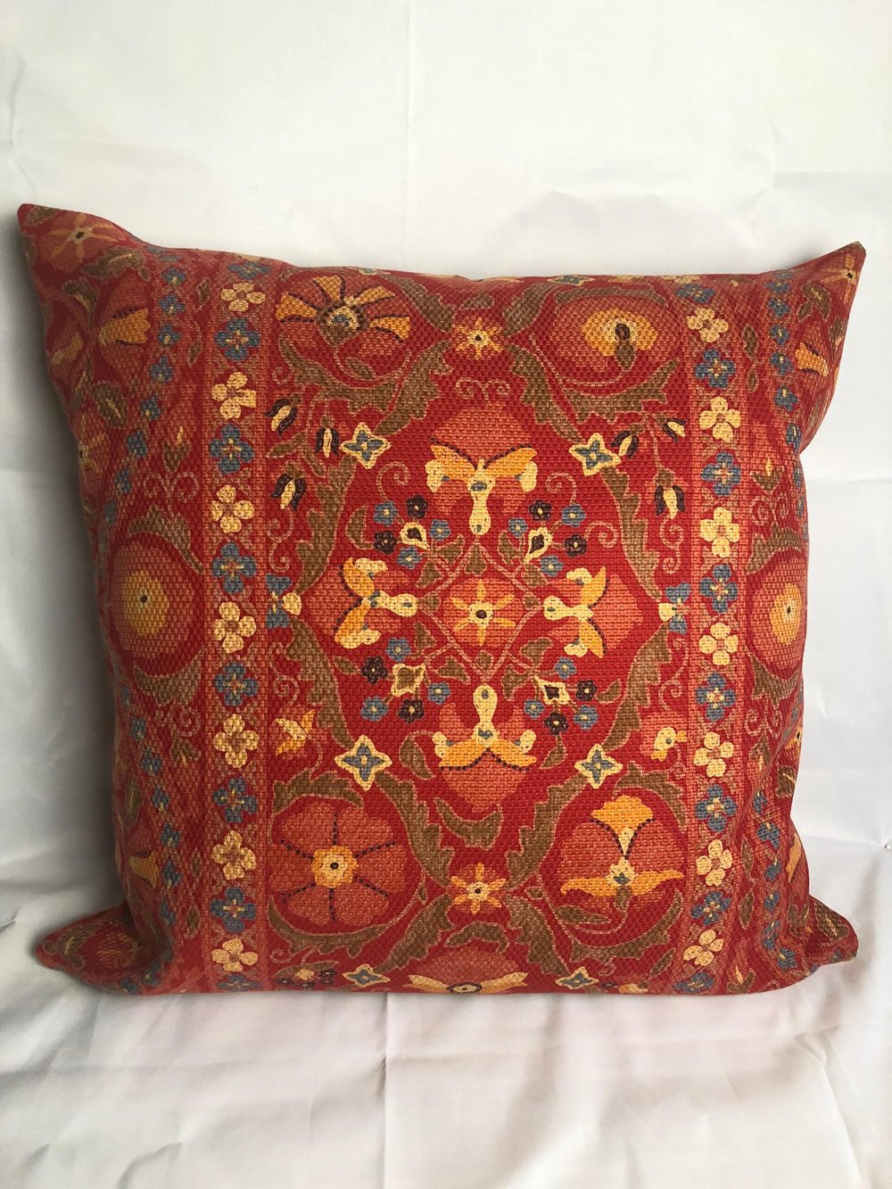 Brunschwig & Fils Designer Pillow With 90/10 Down Insert